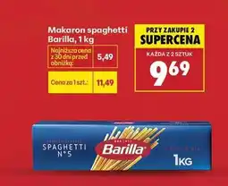 Biedronka Makaron spaghetti Barilla 1 kg oferta
