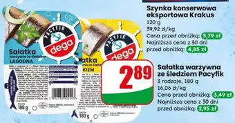 Dino Sałatka warzywna ze śledziem Pacyfik oferta