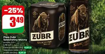 Dino Piwo Żubr Szlachetny Mocny oferta