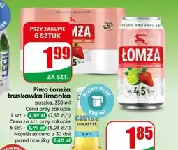 Dino Piwo Łomża truskawka limonka oferta
