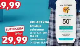 Kaufland KOLASTYNA Emulsja ochronna spray SPF 50+ 150 ml opakowanie oferta