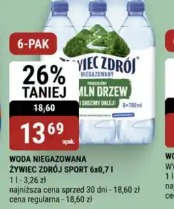 bi1 Woda niegazowana Zywiec Zdrój Sport oferta