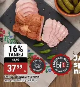 bi1 Szynka drewnem wędzona oferta