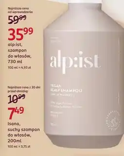 Rossmann Suchy szampon do włosów oferta