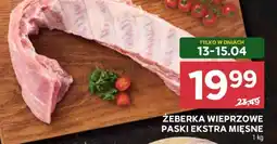 Stokrotka Market Żeberka wieprzowe paski ekstra mięsne oferta