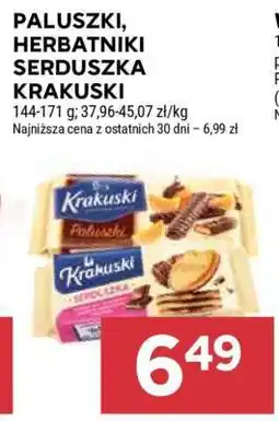 Stokrotka Market PALUSZKI, HERBATNIKI SERDUSZKA KRAKUSKI oferta