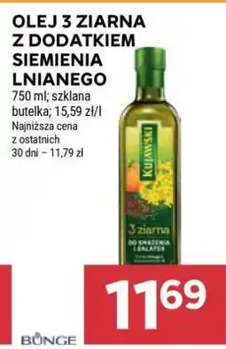 Stokrotka Market OLEJ 3 ZIARNA Z DODATKIEM SIEMIENIA LNIANEGO oferta