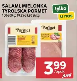 Stokrotka Market Salami, Mielonka Tyrolska Pormet oferta