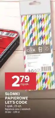 Stokrotka Market Słomki papierowe Let’s Cook oferta