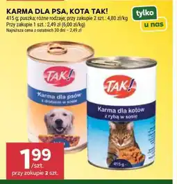 Stokrotka Market Karma dla psa, kota TAK! oferta