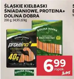 Stokrotka Market Śląskie Kiełbaski Śniadaniowe, Proteina+ Dolina Dobra oferta
