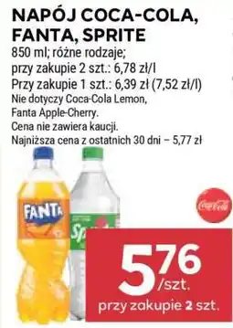 Stokrotka Market Napój Coca-Cola, Fanta, Sprite oferta