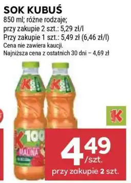 Stokrotka Market Sok KUBUŚ oferta