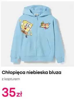 Pepco Chłopięca niebieska bluza z kapturem oferta