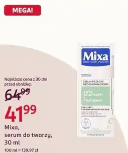 Rossmann Mixa, serum do twarzy oferta