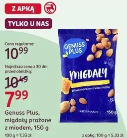 Rossmann Genuss Plus, migdały prażone z miodem oferta