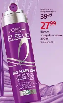 Rossmann Elseve, spray do włosów oferta