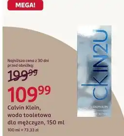 Rossmann Calvin Klein, woda toaletowa dla mężczyzn oferta