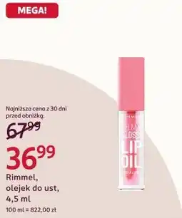 Rossmann Rimmel, olejek do ust oferta