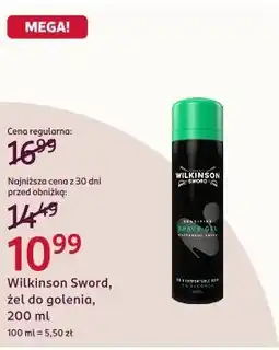 Rossmann Wilkinson Sword, żel do golenia oferta