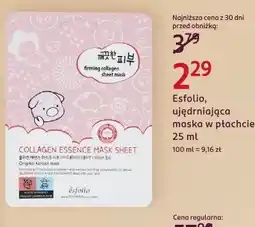 Rossmann Esfolio, ujędrniająca maska w płachcie oferta