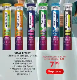 Poczta Polska VITAL EFFECT tabletki musujące oferta