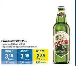 Makro Piwo Namysłów Pils oferta