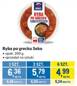 Makro Ryba po grecku Seko oferta