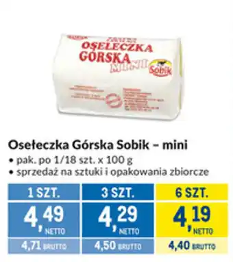 Makro Osełeczka Górska Sobik - mini oferta