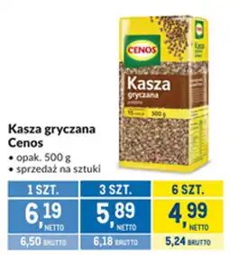 Makro Kasza gryczana Cenos oferta