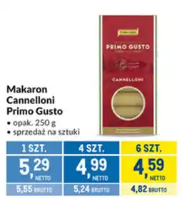 Makro Makaron Cannelloni Primo Gusto oferta
