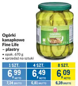 Makro Ogórki kanapkowe Fine Life oferta