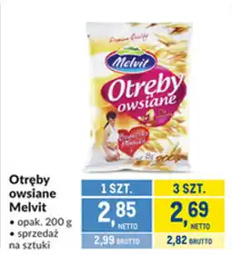 Makro Otręby owsiane Melvit oferta
