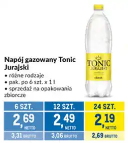 Makro Napój gazowany Tonic Jurajski oferta