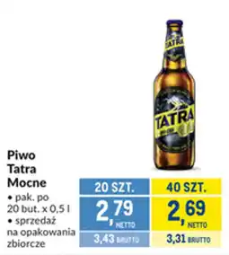Makro Piwo Tatra Mocne oferta