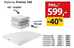 Black Red White Materac Premia 160 H2 - średni oferta