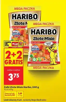 Biedronka Żelki Złote Misie Mega Paczka oferta