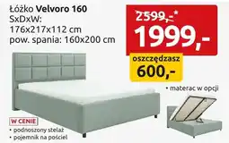 Black Red White Łóżko Velvoro 160 oferta
