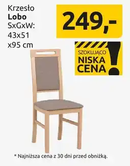 Black Red White Krzesło Lobo SxGxW: 43x51 x95 cm oferta