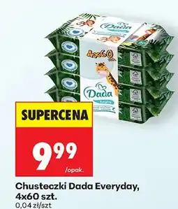 Biedronka Chusteczki Everyday 4x60 szt oferta