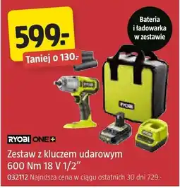 Jula Zestaw z kluczem udarowym 600 Nm 18 V 1/2 oferta