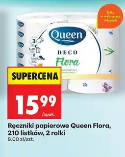 Biedronka Ręczniki papierowe Deco Flora, 2 rolki oferta