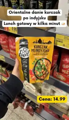 Kaufland Kurczak po indyjsku butter chicken w pomidorowo-maślanym sosie oferta