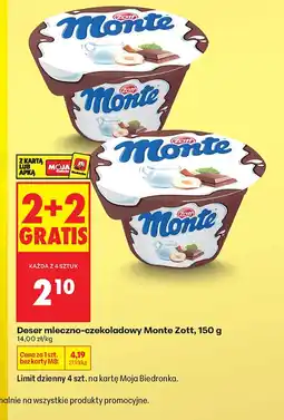 Biedronka Deser Zott oferta