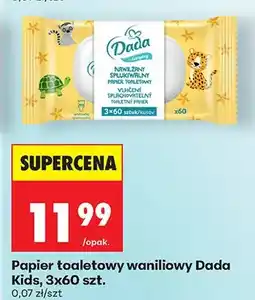 Biedronka Papier toaletowy nawilżony 3x60 szt oferta