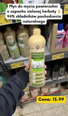 Kaufland Płyn do mycia powierzchni uniwersalny o zapachu zielonej herbaty oferta