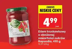 Biedronka Dżem truskawkowy o obniżonej zawartości cukrów oferta