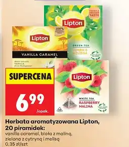 Biedronka Herbata aromatyzowana vanilla caramel oferta