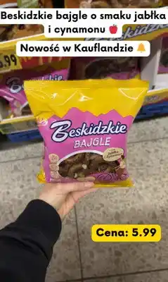 Kaufland Bajgle beskidzkie o smaku jabłka i cynamonu oferta
