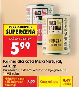 Biedronka Karma dla kota kurczak z indykiem oferta